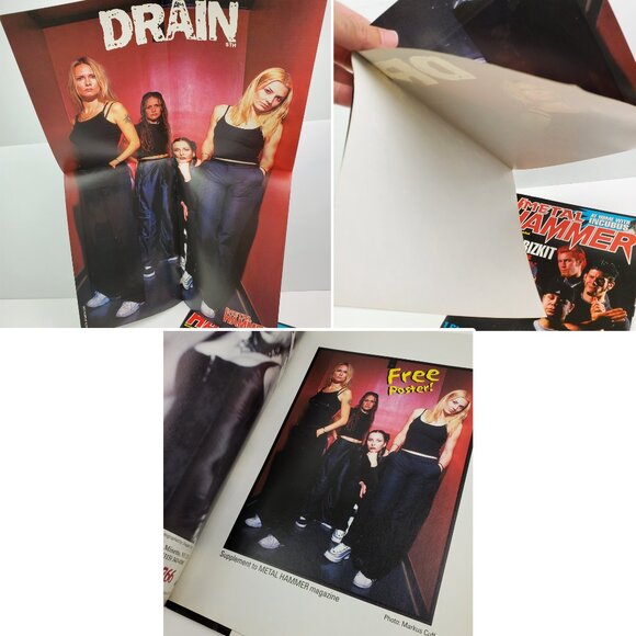 Metal Hammer Magazine VTG 1999 Bizkit Sabbath Maiden Black Metal Fugazi Unread - Picture 5 of 11